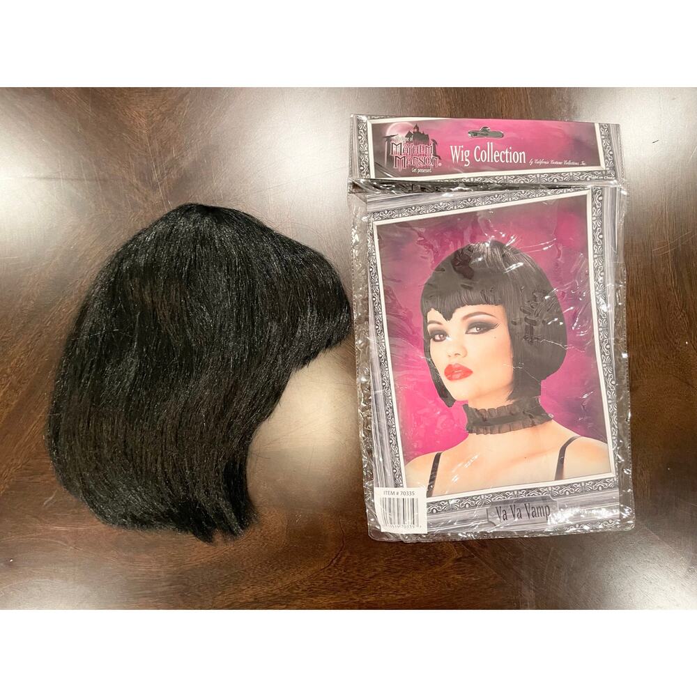 Va Va Vamp Black Wig From California Costume Collection (NEW)
